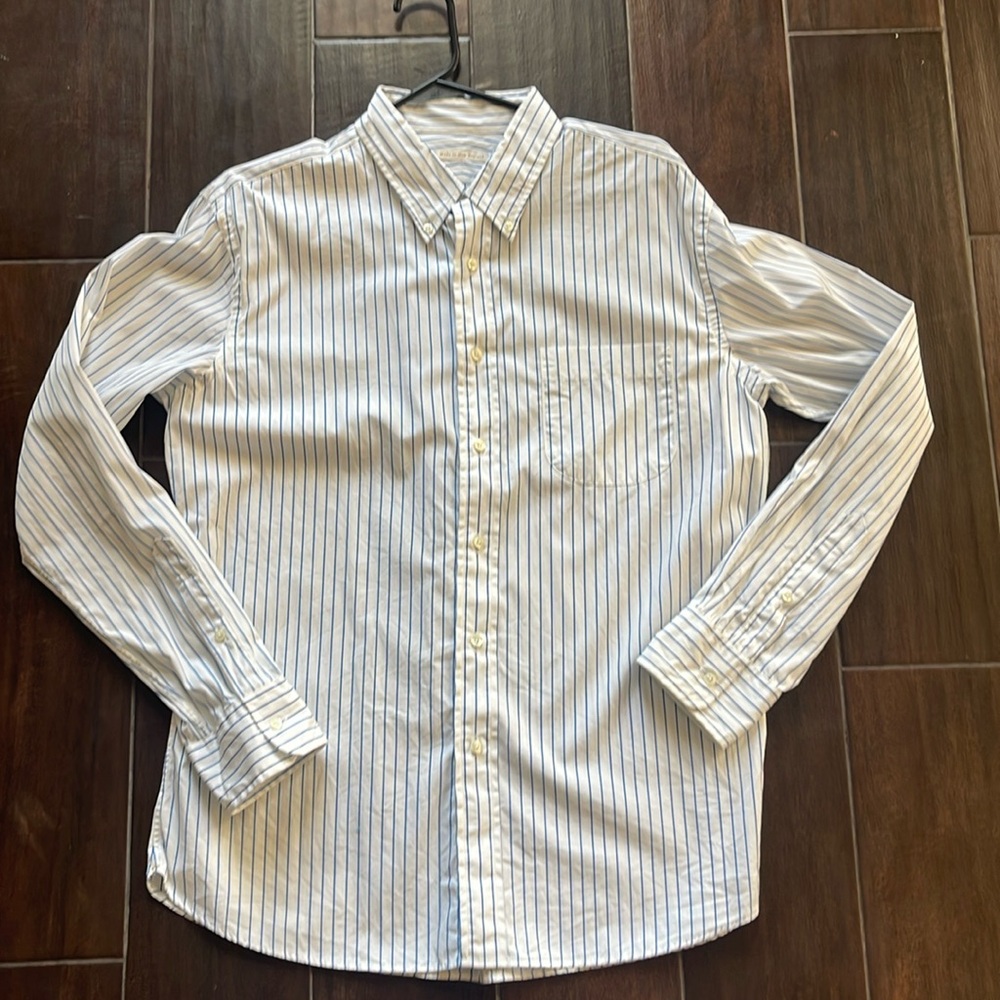 New England Shirt Company - Poplin button down - L - Made in USA